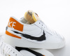 Кроссовки Nike Blazer Low 77 Jumbo "White/Black/Orange" (М5703-2) от магазина vikingsmen.ru