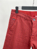 Шорты мужские в полоску (891082) (S, Бордовый)