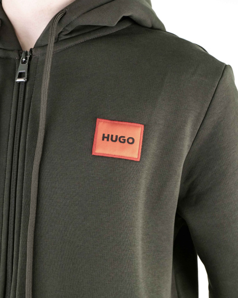 Костюм спортивный мужской Hugo Boss утепленный (6202) (XXXL, Хаки)