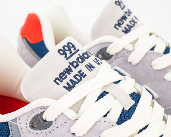Кроссовки New Balance 999 "Grey/DK.Blue/Red" (116-13) от магазина vikingsmen.ru