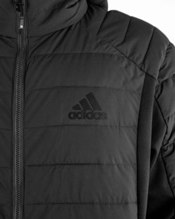 Ветровка утепленная мужская Adidas (1918) (M, Темно-синий)