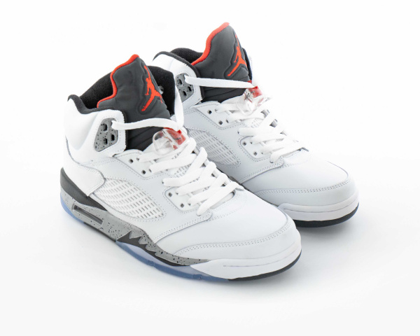 Кроссовки Air Jordan 5 Retro "White Cement" (5028-6) [СС] от магазина vikingsmen.ru