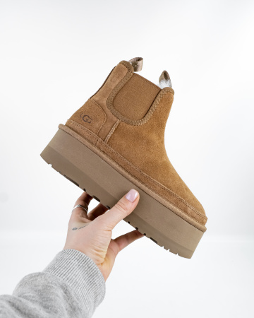 Угги UGG Neumel Platform Chelsea Chestnut (W159-3) от магазина vikingsmen.ru