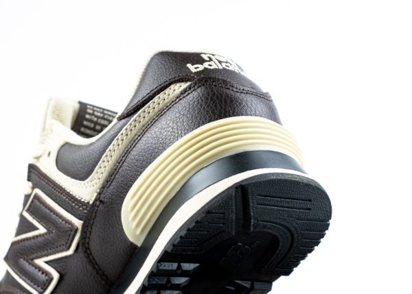 Кроссовки New Balance 574 "DK.Brown/White" (845-35) |BC| от магазина vikingsmen.ru