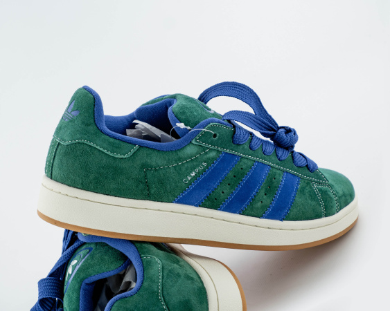 Кроссовки Adidas Campus 00s "Dark Green Semi Lucid Blue" (380-12) от магазина vikingsmen.ru