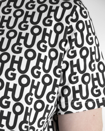 Детальное Изображение Костюм футболка + шорты Hugo с орнаментом бренда (7002313/7048000)