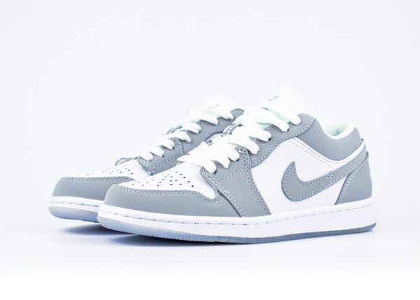 Кроссовки Nike Air Jordan 1 low "Wolf Grey" (5526-44) |AA1| от магазина vikingsmen.ru