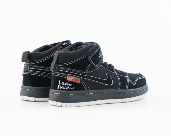 Детские кроссовки Nike Air Jordan 1 High "Black Phantom" (С615А-1) от магазина vikingsmen.ru