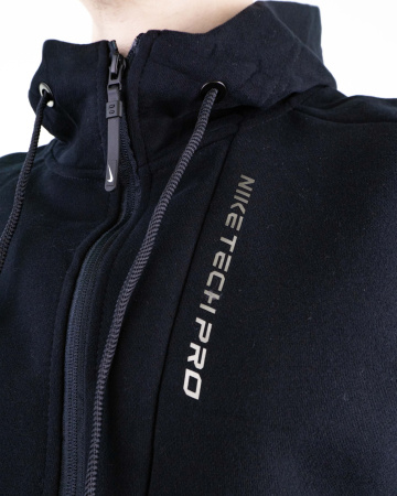 Костюм спортивный мужской NIKE TECHPRO на флисе (5212) (XL, Синий)