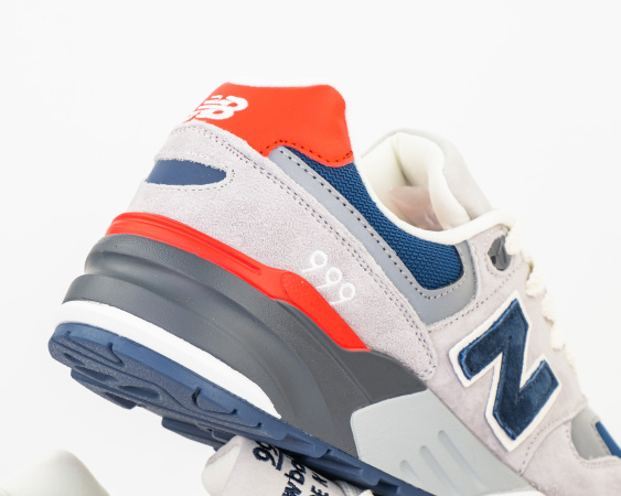 Кроссовки New Balance 999 "Grey/DK.Blue/Red" (116-13) от магазина vikingsmen.ru