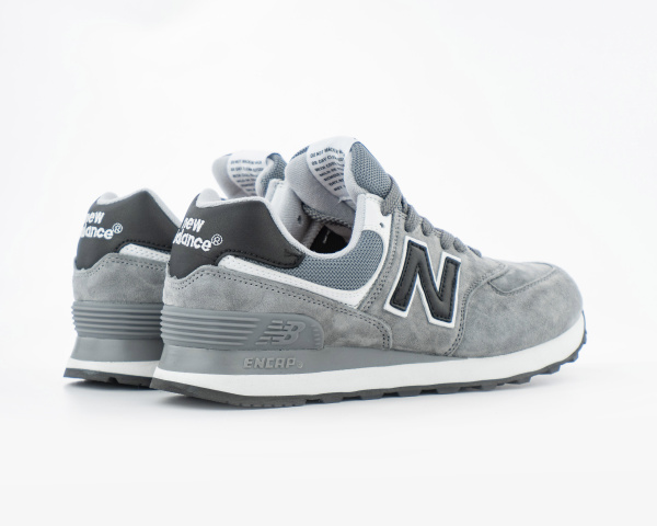 Кроссовки New Balance 574 "Grey/Black" (456-13)[СС] от магазина vikingsmen.ru