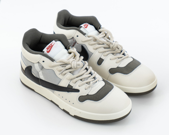 Кроссовки Travis Scott x Nike Mac Attack Light Smoke Grey (М5037-2) [СС] от магазина vikingsmen.ru