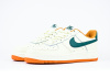 Кроссовки Nike Air Force 1 "White/Green/Orange" (5500-29) |A1C| от магазина vikingsmen.ru