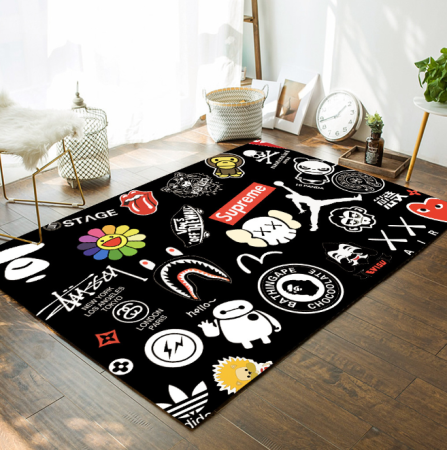 Детальное Изображение Ковёр интерьерный дизайнерский