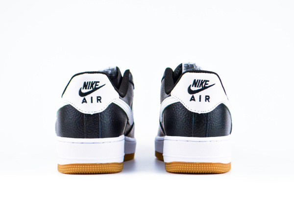 Кроссовки Nike Air Force 1 '07 "Black/White-Wolf Grey-Gum Med Brow" (5001-5) |AA1| от магазина vikingsmen.ru