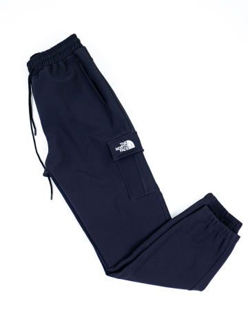 Брюки спортивные мужские The North Face на флисе (0078) (M, Синий)