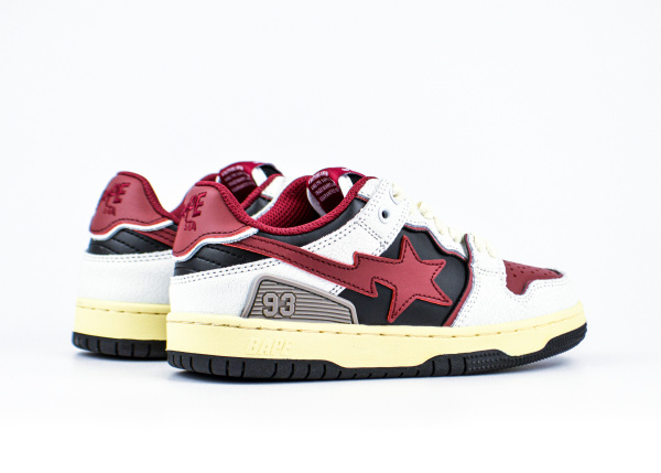 Кроссовки BAPE Sk8 Sta #4 "Red" (5800-3) |CC| от магазина vikingsmen.ru