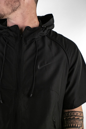 Костюм спортивный Nike (спортивная футболка+шорты) (78804)) (L, Черный)