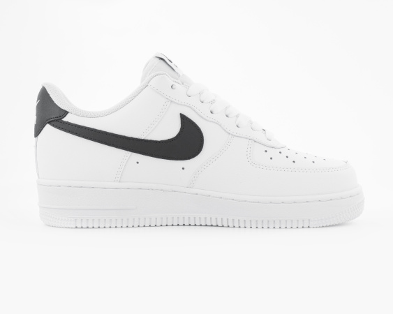 Кроссовки Nike Air Force 1 ’07 White Black Pebbled Leather (М5900-3) от магазина vikingsmen.ru
