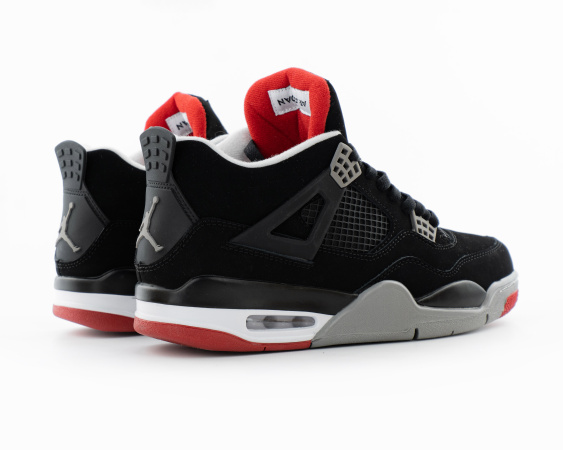Кроссовки Nike Air Jordan 4 Retro "Bred" (G5003-1) от магазина vikingsmen.ru