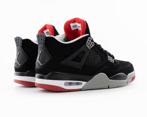Кроссовки Nike Air Jordan 4 Retro "Bred" (G5003-1) от магазина vikingsmen.ru