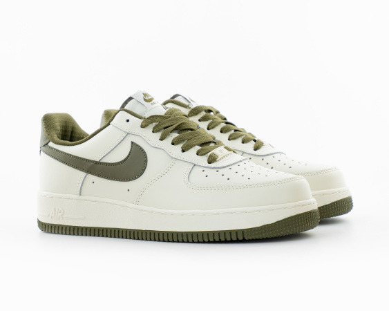 Кроссовки Nike Air Force 1 Low "White/Green" (M5500-33) |A1A1| от магазина vikingsmen.ru