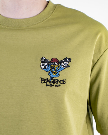 Футболка мужская LAHKIN'S "BEASTRAGE" (5248) (XXL, Зеленый)