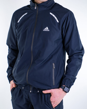 Костюм спортивный Adidas (6024)) (XXXL, Синий, 60 (3XL))