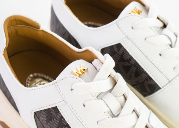 Кроссовки женские Michael Kors (А-36) (Белый/Черный) от магазина vikingsmen.ru