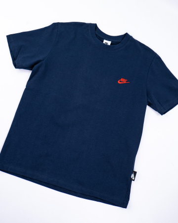 Детальное Изображение Футболка Nike с вышитым логотипом на груди (21037351)