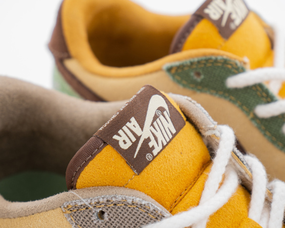 Кроссовки Zion Williamson x Air Jordan 1 Retro Low OG "Voodoo" (9602-1) |AB| от магазина vikingsmen.ru