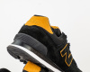 Кроссовки New Balance 574 "Black/Yellow" (107-42) от магазина vikingsmen.ru