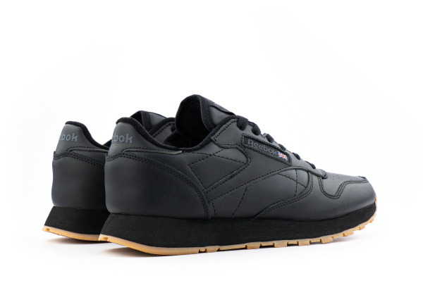 Кроссовки Reebok Classic Leather "Black/Brown" (9106-5) |CC| от магазина vikingsmen.ru