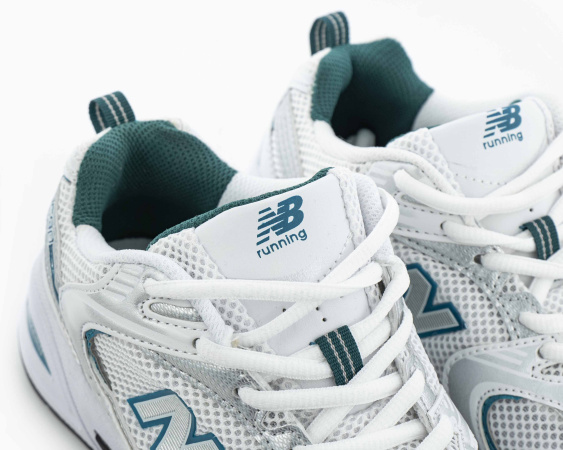 Кроссовки New Balance 530 "White Silver Green" (W016-5) от магазина vikingsmen.ru