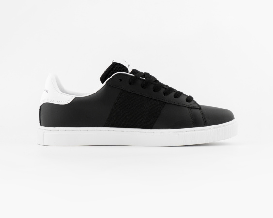 Кеды Armani Exchange Leather Sneakers Black (М7010-2) от магазина vikingsmen.ru