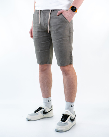 Шорты лен мужские Armani Exchange (21037509) (46 (W30), Бежевый, 46 (S))