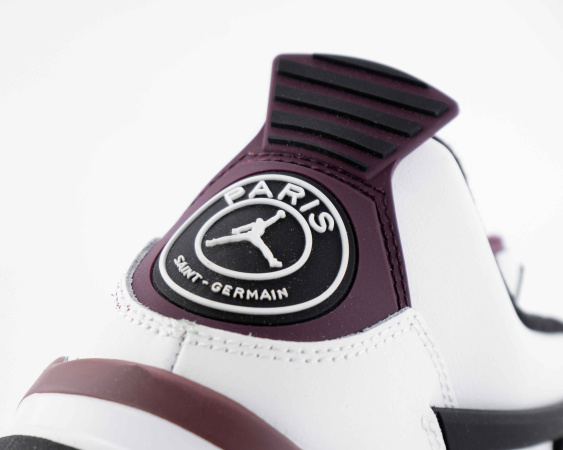 Кроссовки Paris Saint-Germain x Air Jordan 4 Retro Bordeaux с мехом (5003-15) [СС] от магазина vikingsmen.ru