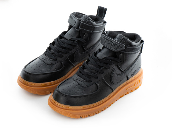 Кроссовки Nike Air Force 1 Gore-Tex Boot Black Gum зимние (512-2) от магазина vikingsmen.ru
