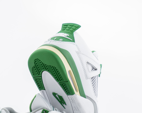 Кроссовки Nike Air Jordan 4 Retro "White/Green" (5003-45) |BA1| от магазина vikingsmen.ru