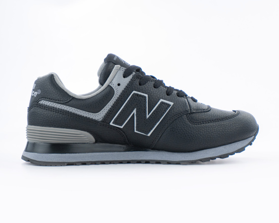 Кроссовки New Balance 574 "Black/Grey" (845-33) [АС] от магазина vikingsmen.ru