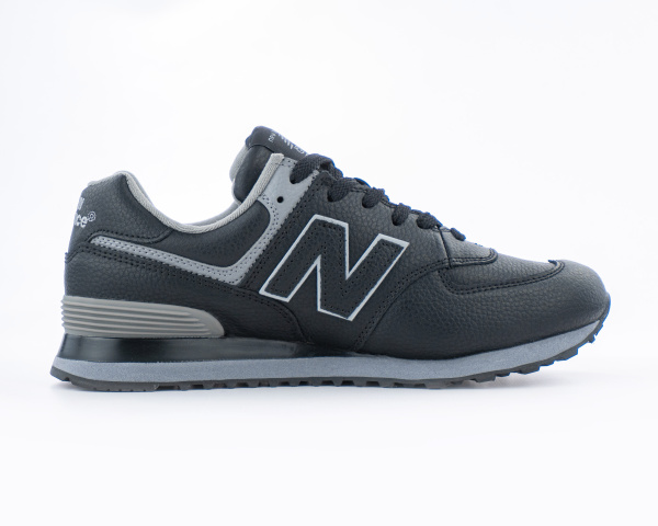 Кроссовки New Balance 574 "Black/Grey" (845-33) [АС] от магазина vikingsmen.ru