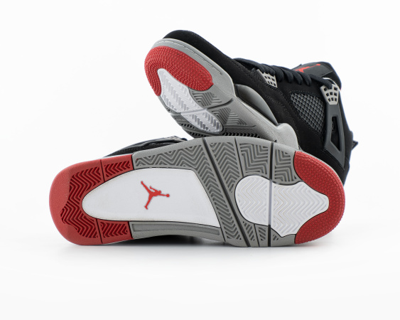 Кроссовки Nike Air Jordan 4 Retro "Bred" (G5003-1) от магазина vikingsmen.ru