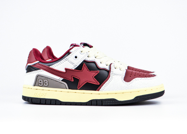 Кроссовки BAPE Sk8 Sta #4 "Red" (5800-3) |CC| от магазина vikingsmen.ru