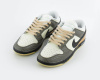 Кроссовки PandaPrank x  Nike Dunk low "Dk. Brown/Creamy" (996-7) от магазина vikingsmen.ru