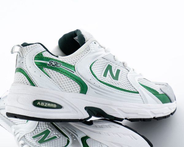 Кроссовки New Balance 530 "White Nightwatch Green" (M530-20) от магазина vikingsmen.ru