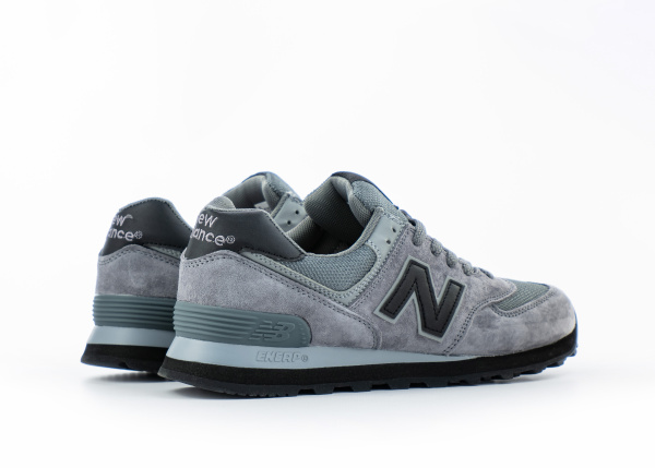 Кроссовки New Balance 574 "Grey/Black" (510-37) [СА] от магазина vikingsmen.ru