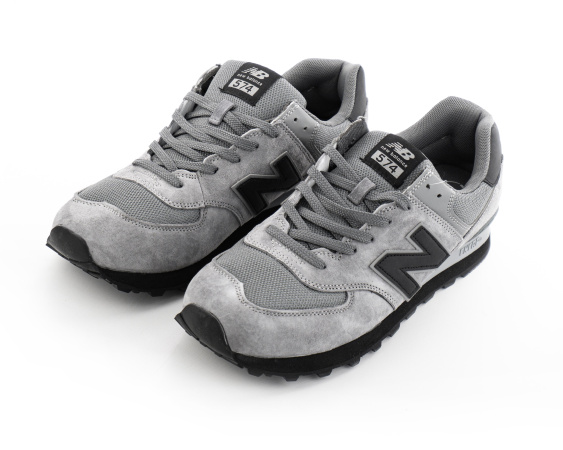 Кроссовки New Balance 574 "Grey/Black" (510-5) [АС] от магазина vikingsmen.ru