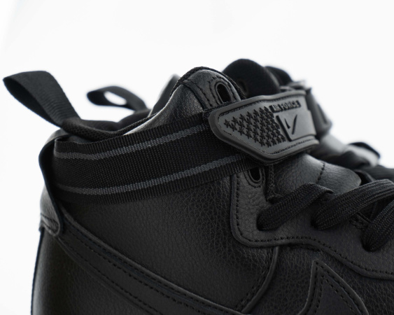 Кроссовки Nike Air Force 1 Gore-Tex Boot "Black" с мехом (512-10) [АА1] от магазина vikingsmen.ru