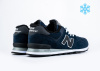 Кроссовки New Balance 574 "DK.Blue/White" с мехом (G900-17)|CC| от магазина vikingsmen.ru