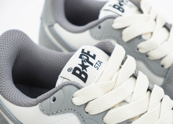 Кроссовки A Bathing Ape Bape Court Sta "Light Grey Cream" (5800-8) |AC| от магазина vikingsmen.ru